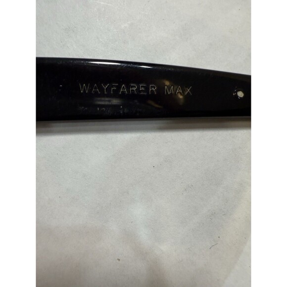 B&L RAY-BAN USA WAYFARER MAX BLACK/GOLD VTG SUNGLASSES G-15 145mm,CASE,CLOTH,BAG - Picture 7 of 16